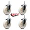 Service Caster 5 Inch Nylon Wheel Swivel 34 Inch Threaded Stem Caster Set Service Caster SCC-TS20S514-NYS-34212-4 - alternate 3